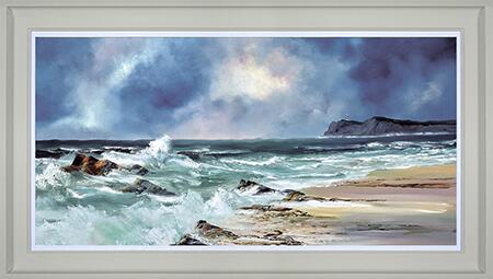 Crashing Waves by Philip Gray - canvas landscape art print ZGRP107