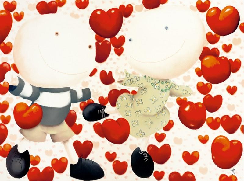 Dancing in Love by Mackenzie Thorpe - Limited Edition print LTHP007