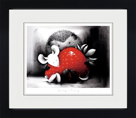 Sharing is Caring by Doug Hyde - Limited Edition art print ZHYD757