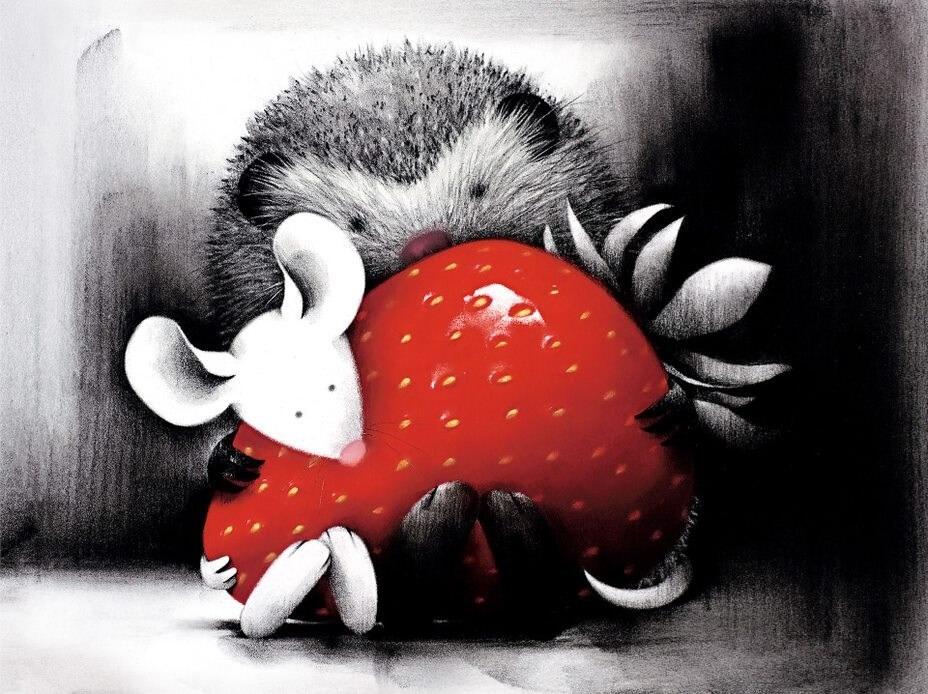 Sharing is Caring by Doug Hyde - Limited Edition art print ZHYD757