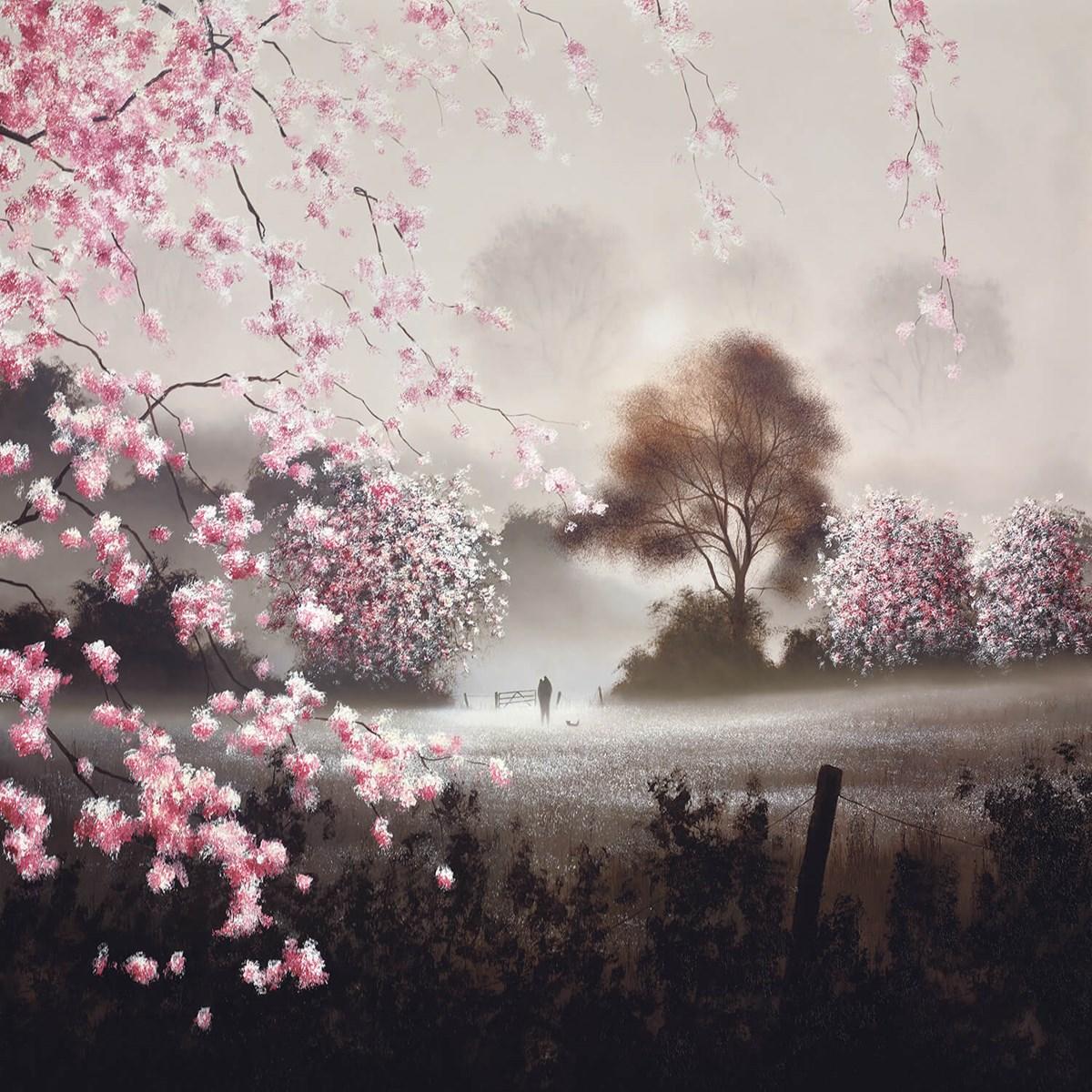 Through Blossom Fields I by John Waterhouse - art print ZWTR077
