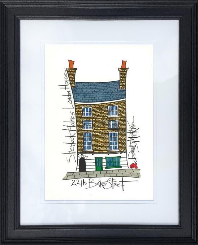 Sherlock Holmes' House by Dave Markham - Limited Edition print DME006