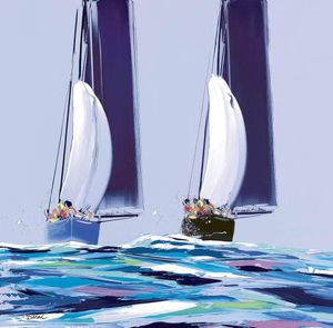 Sailing Into the Blue by Duncan MacGregor - art print ZMCR122