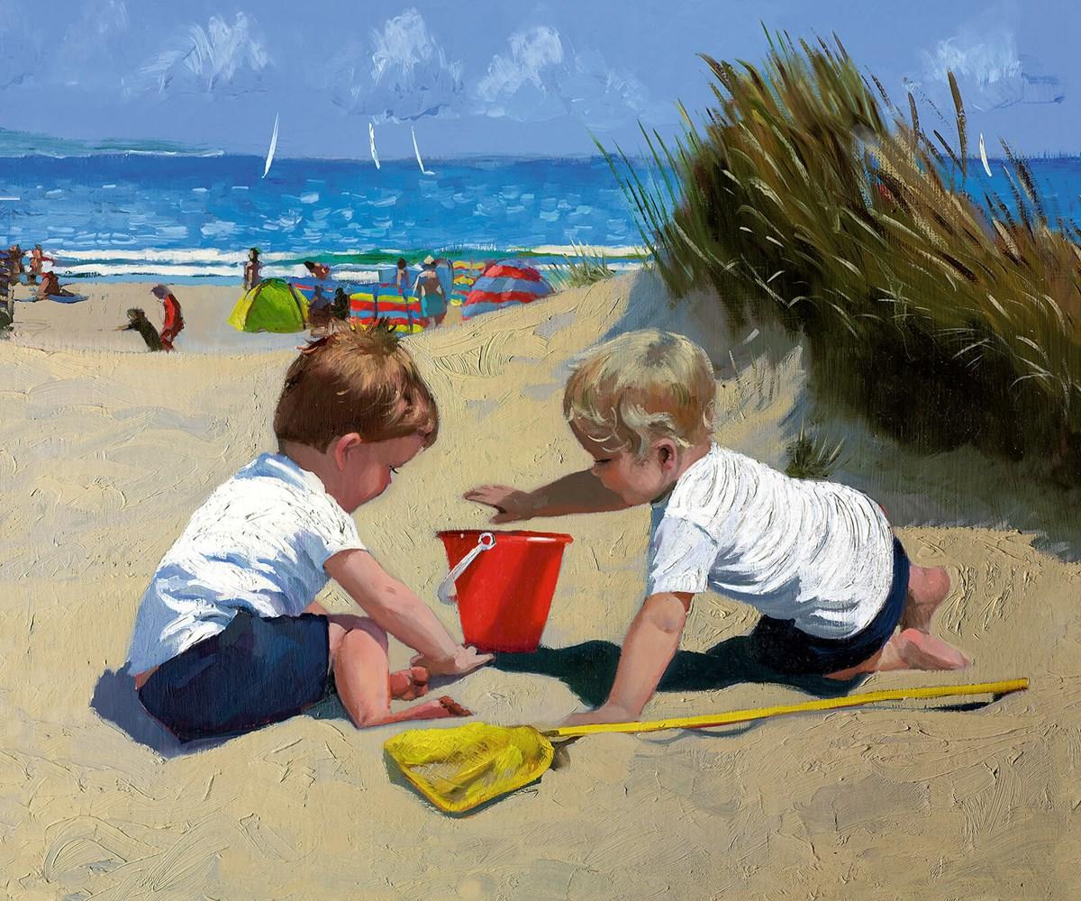 Playing Amongst the Dunes by Sherree Valentine Daines - print ZDAI290