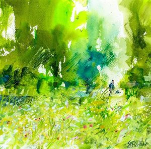 Thoughts of Spring by Sue Howells - original painting