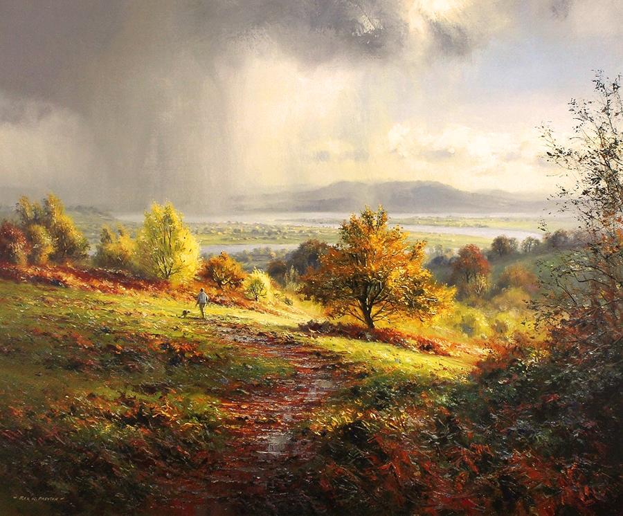 Distant Storm by Rex Preston - landscape art print