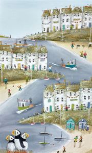 Harbour Holidays I by Rebecca Lardner - canvas art print ZLAR152