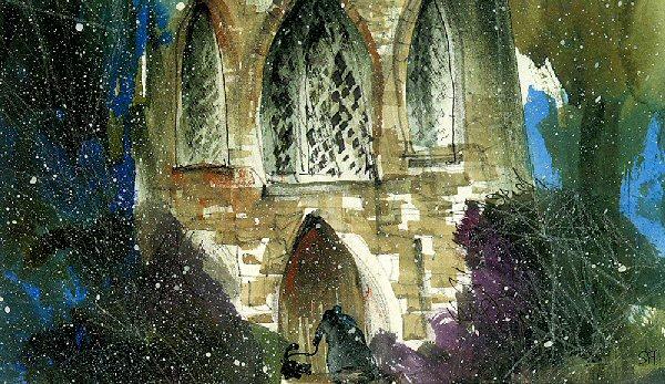 Snow For Christmas by Sue Howells - art print