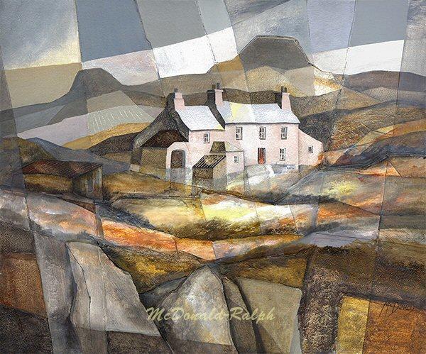 Headland Farm by Gillian McDonald - landscape art print