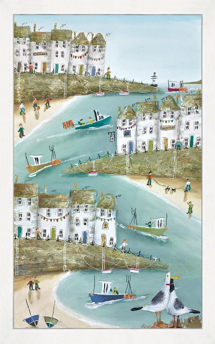 Harbour Holidays II by Rebecca Lardner - canvas art print ZLAR153