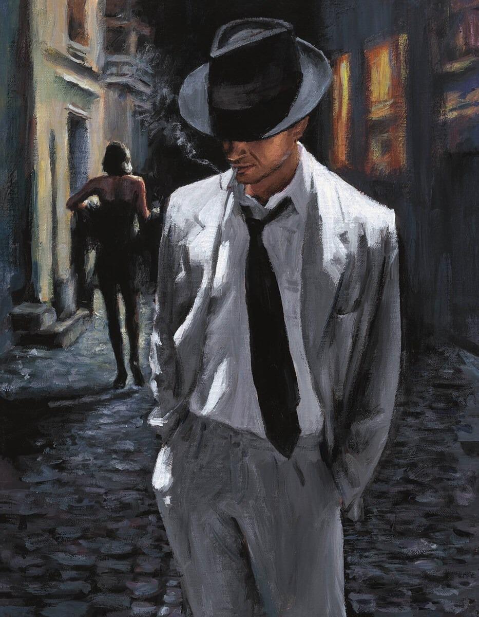 The Alley, Buenos Aires by Fabian Perez - canvas art print LPEZ1421