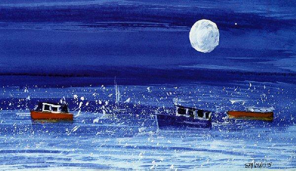 Night Trawlers by Sue Howells - art print