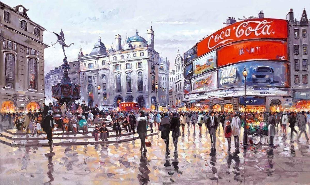 Love Affair with London by Henderson Cisz - canvas art print ZCIS202