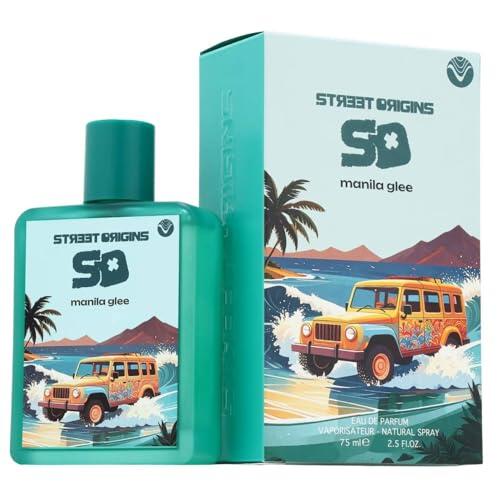 Street Origins Manila Glee Eau de Parfum, Unisex, nat?rliches Spray, orientalischer s??er bernsteinfarbener Duft, 75 ml