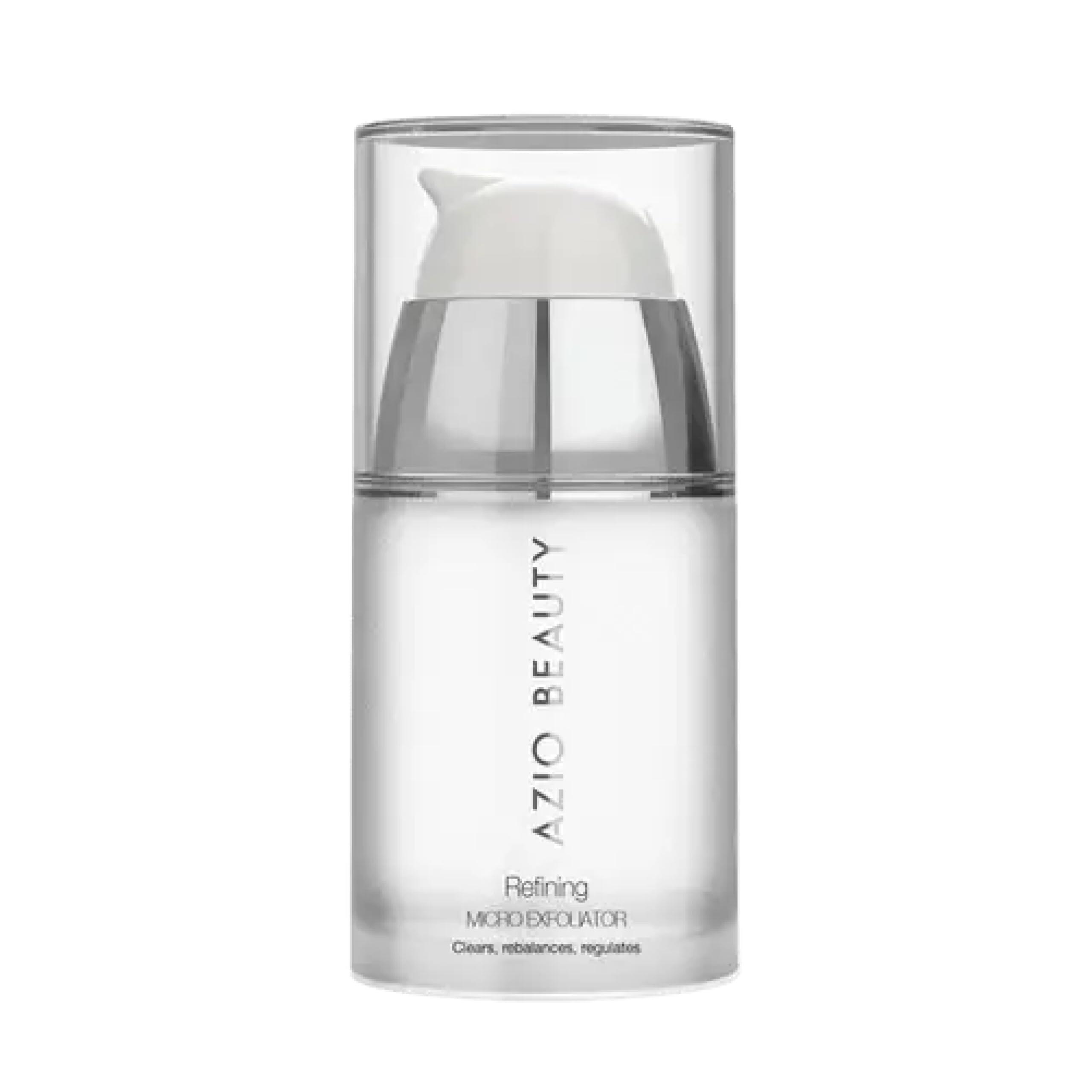 Azio Refining Micro Exfoliator ? Dual-Action Exfoliating - Resurfaces, Brightens & Renews - Biodegradable Cellulose Micro-Particles & Natural AHA Blend - Gentle, Hydrating & Clinically Proven - 50ml