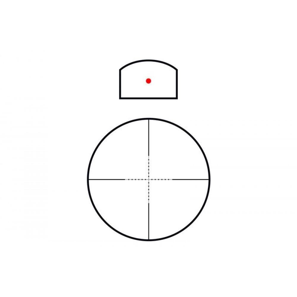 Lunette/point rouge RGB 4X32 tan - THETA OPTICS