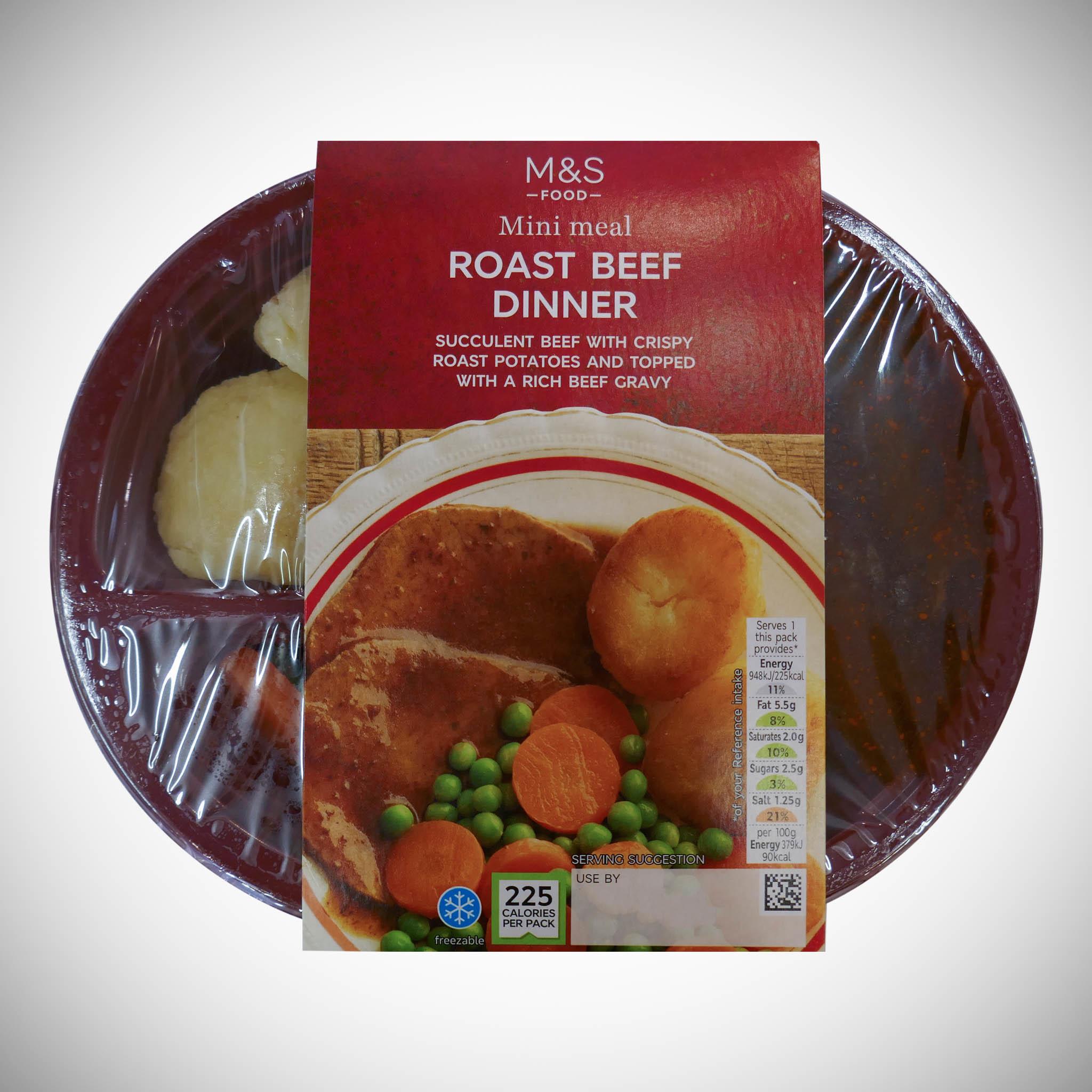 Roast Beef & Roast Potatoes 250g
