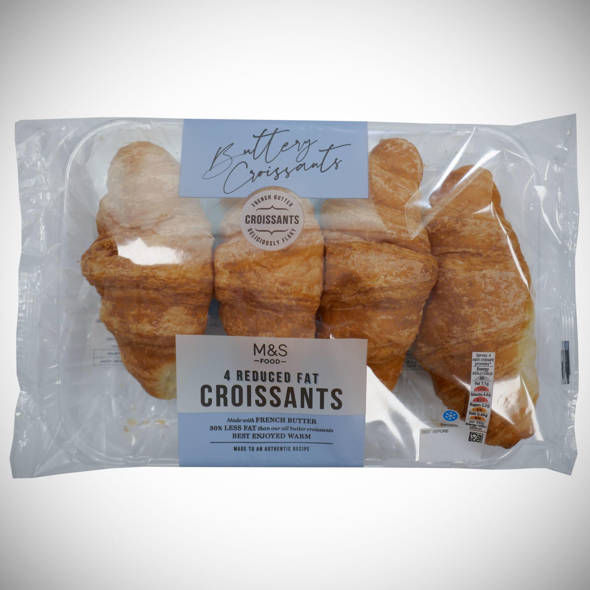 Reduced Fat Croissants x 4