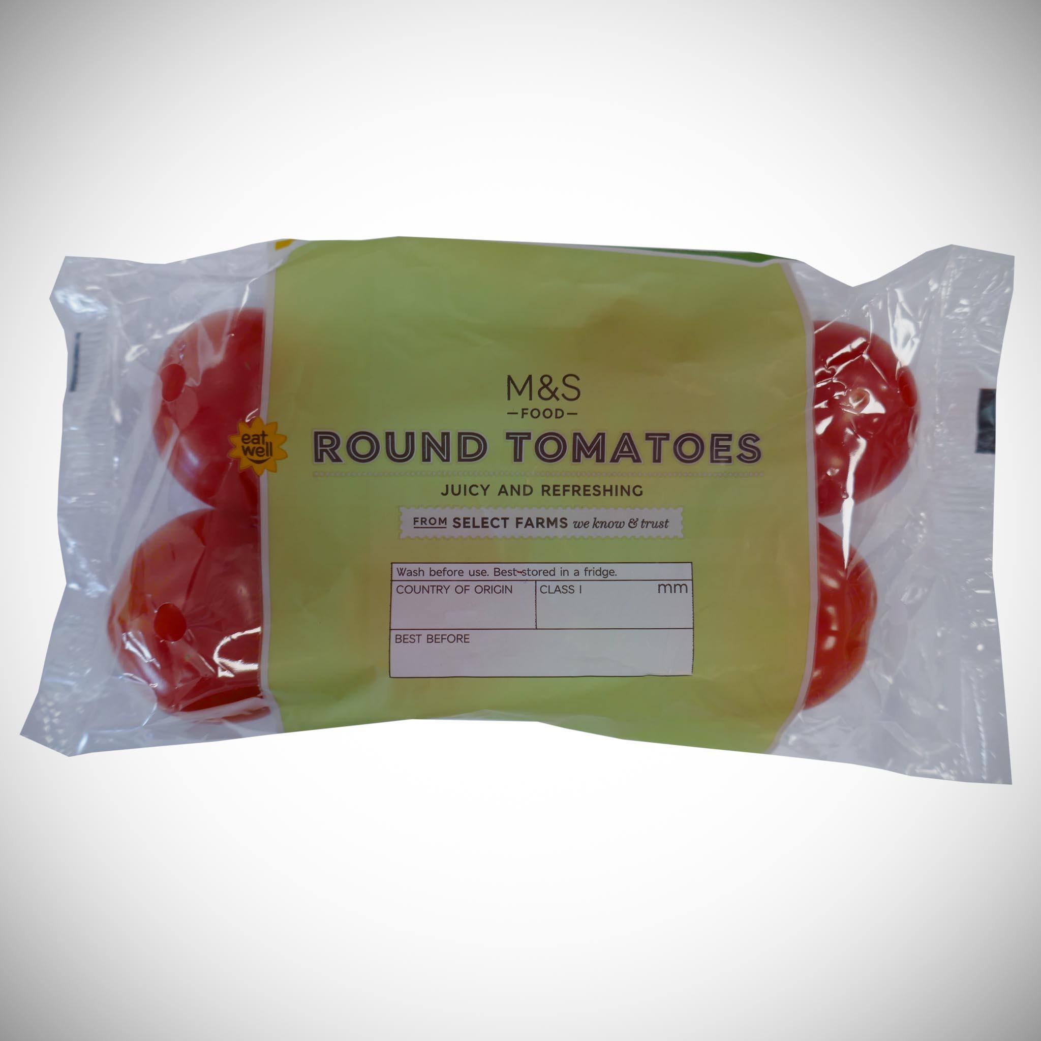 Round Tomatoes x 6