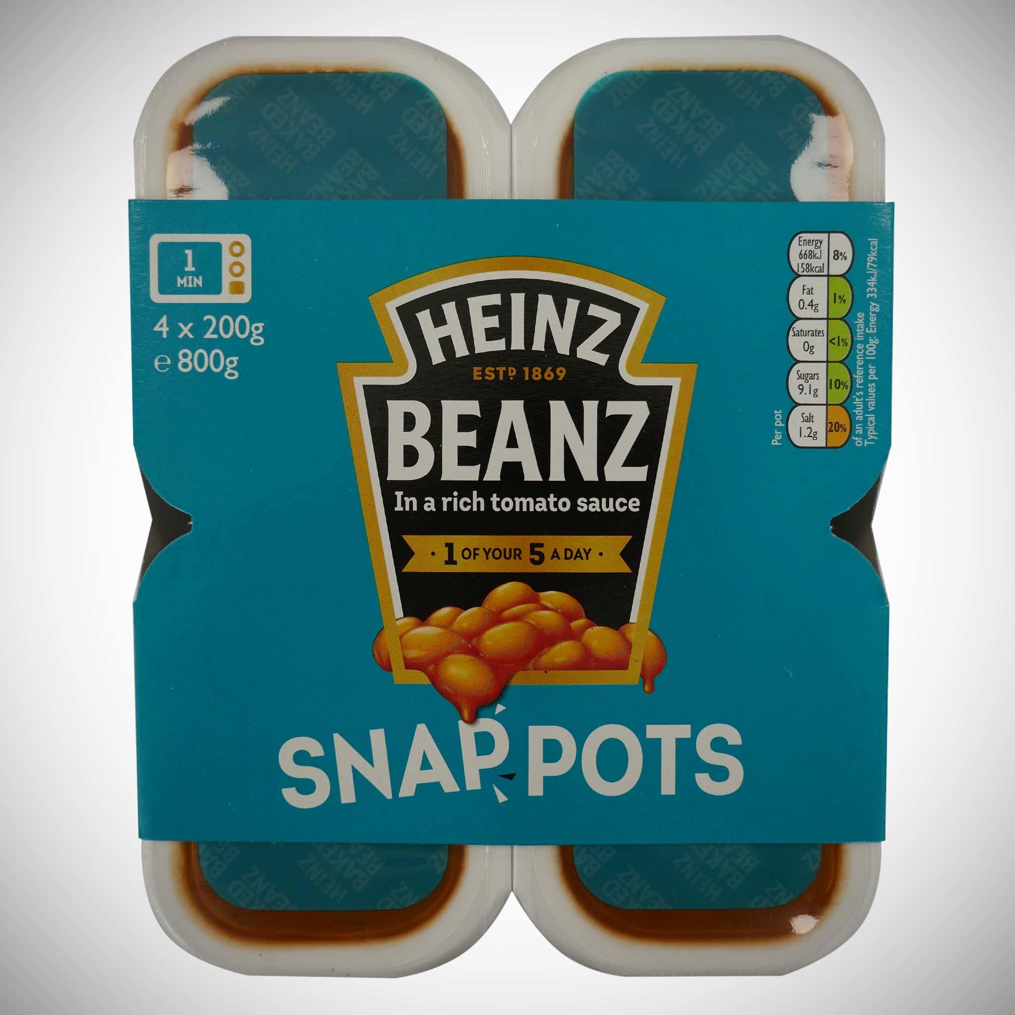 Heinz Beans 4 Snap Pots