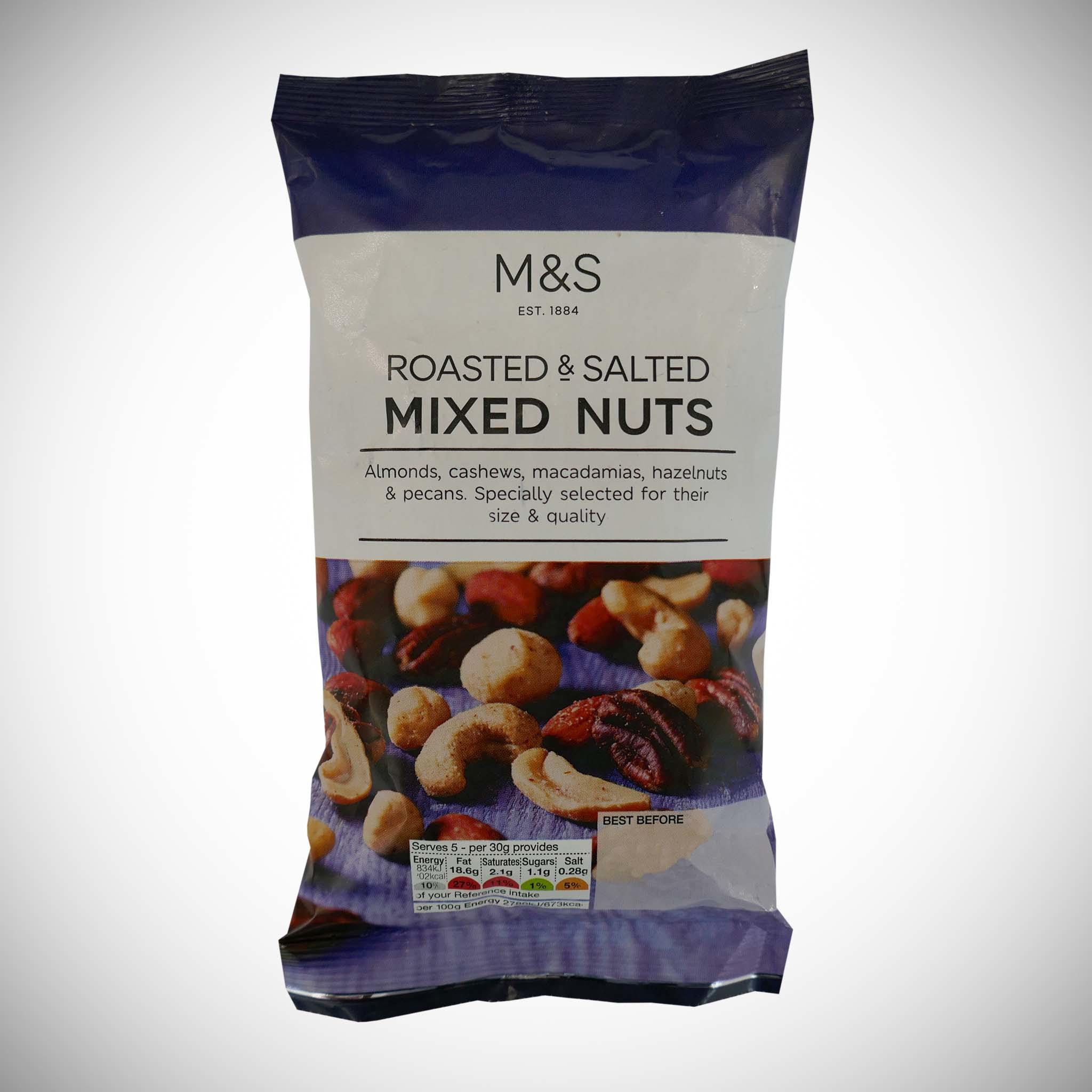 Roasted & Salted Mixed Nuts 175g