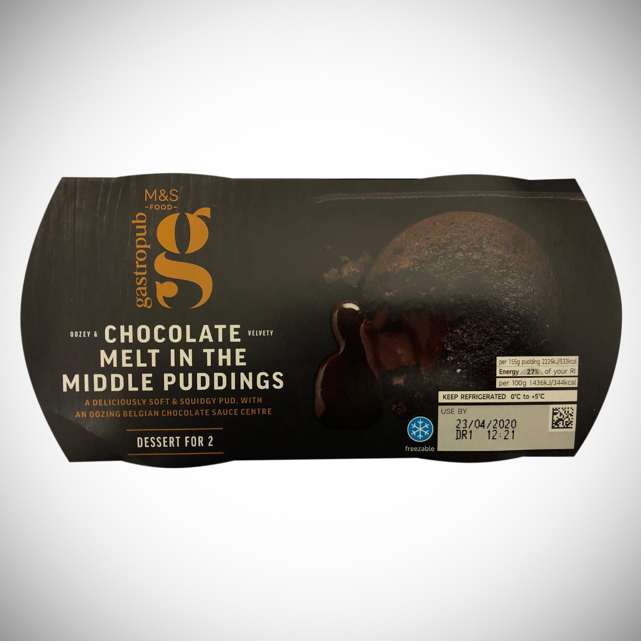 Belgian Chocolate Melt In The Middle Pudding 310g