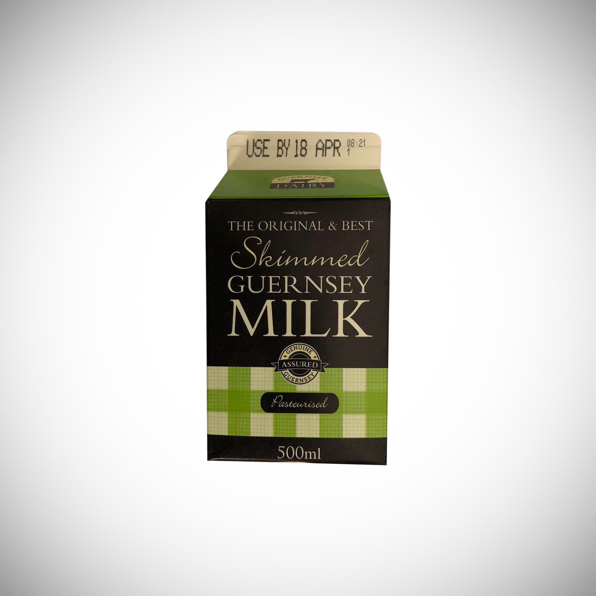 Guernsey Skimmed Milk 500ml