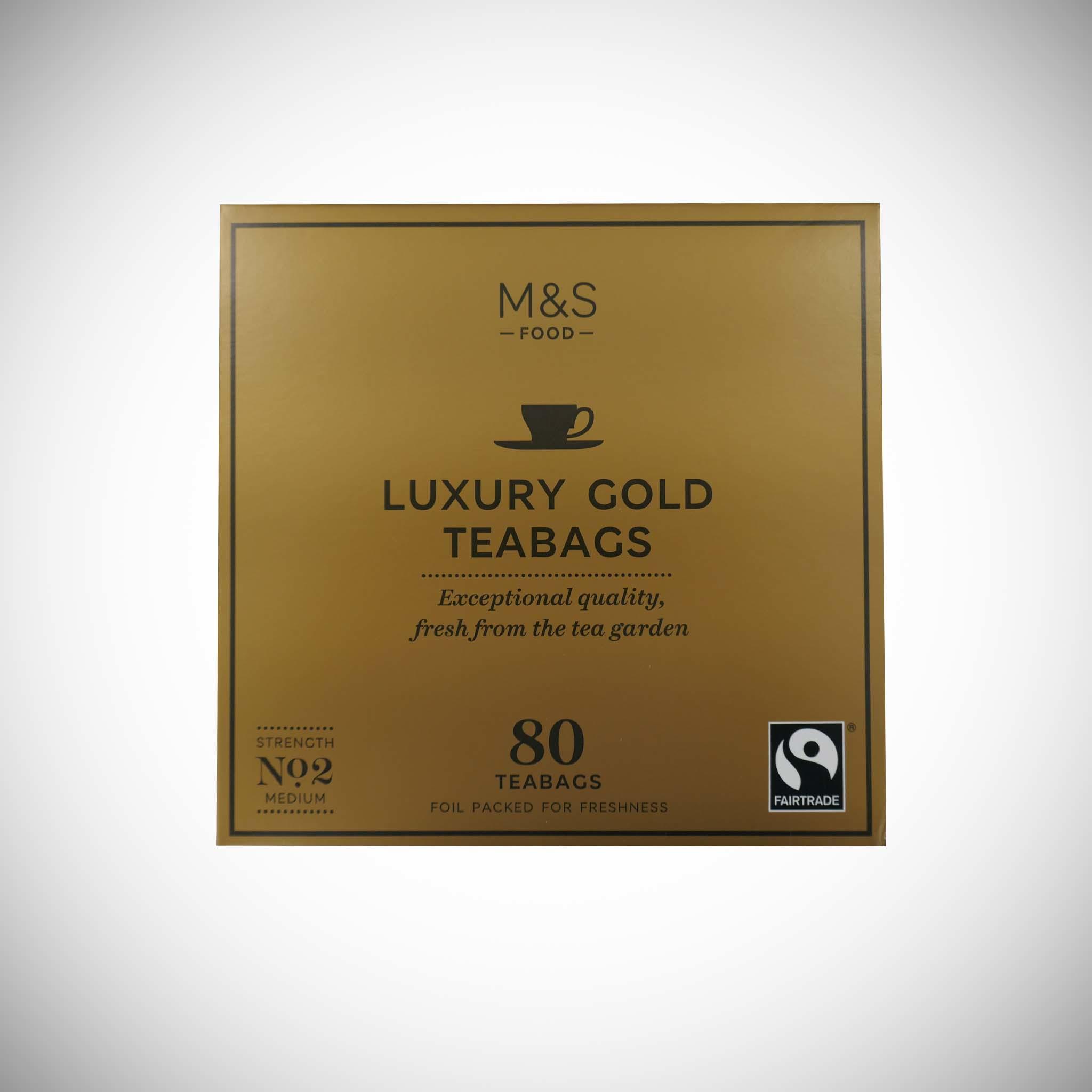Luxury Gold Teabags 80