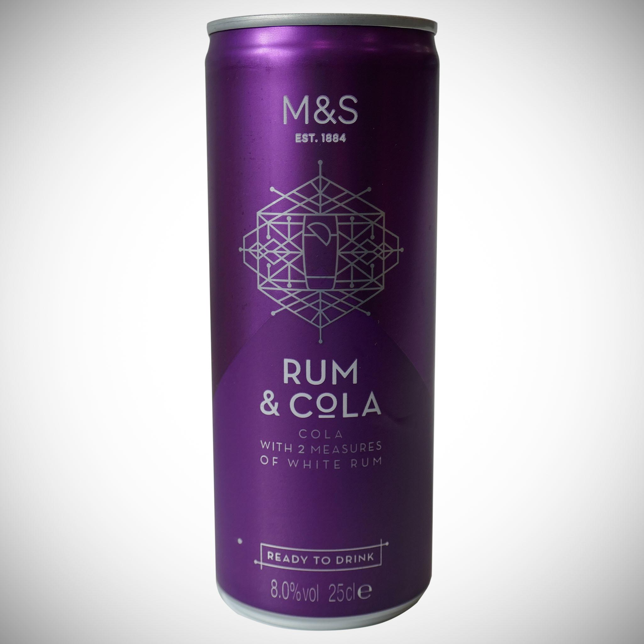 Rum & Cola Can 250ml
