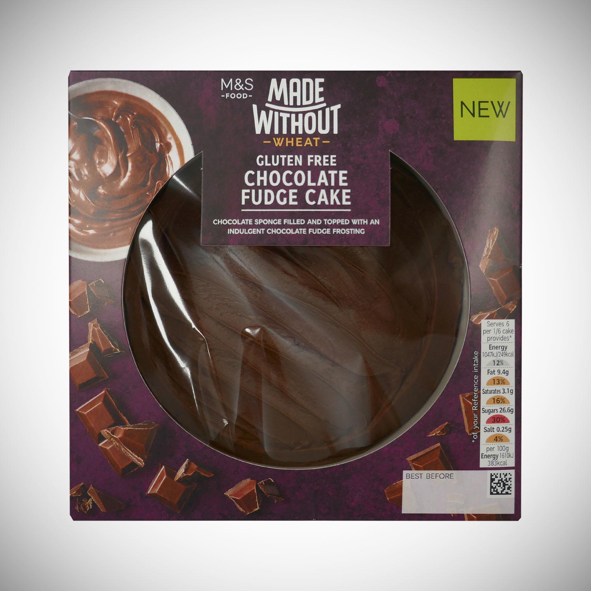 Made Without Gluten Free Chocolate Fudge Cake 390g