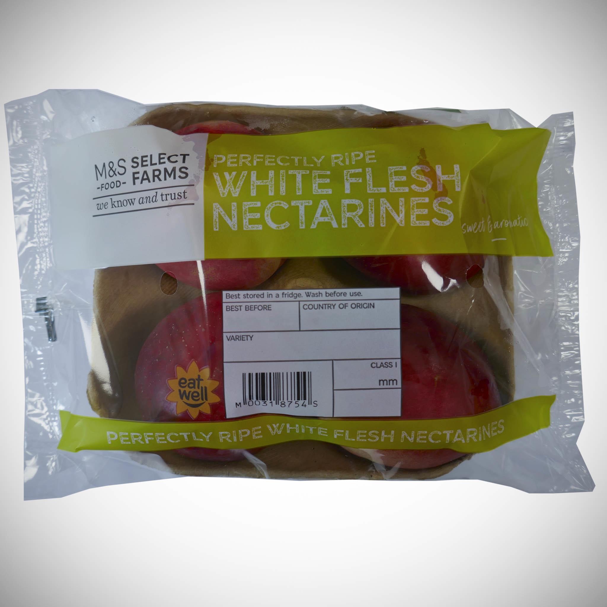 White Nectarines x 4