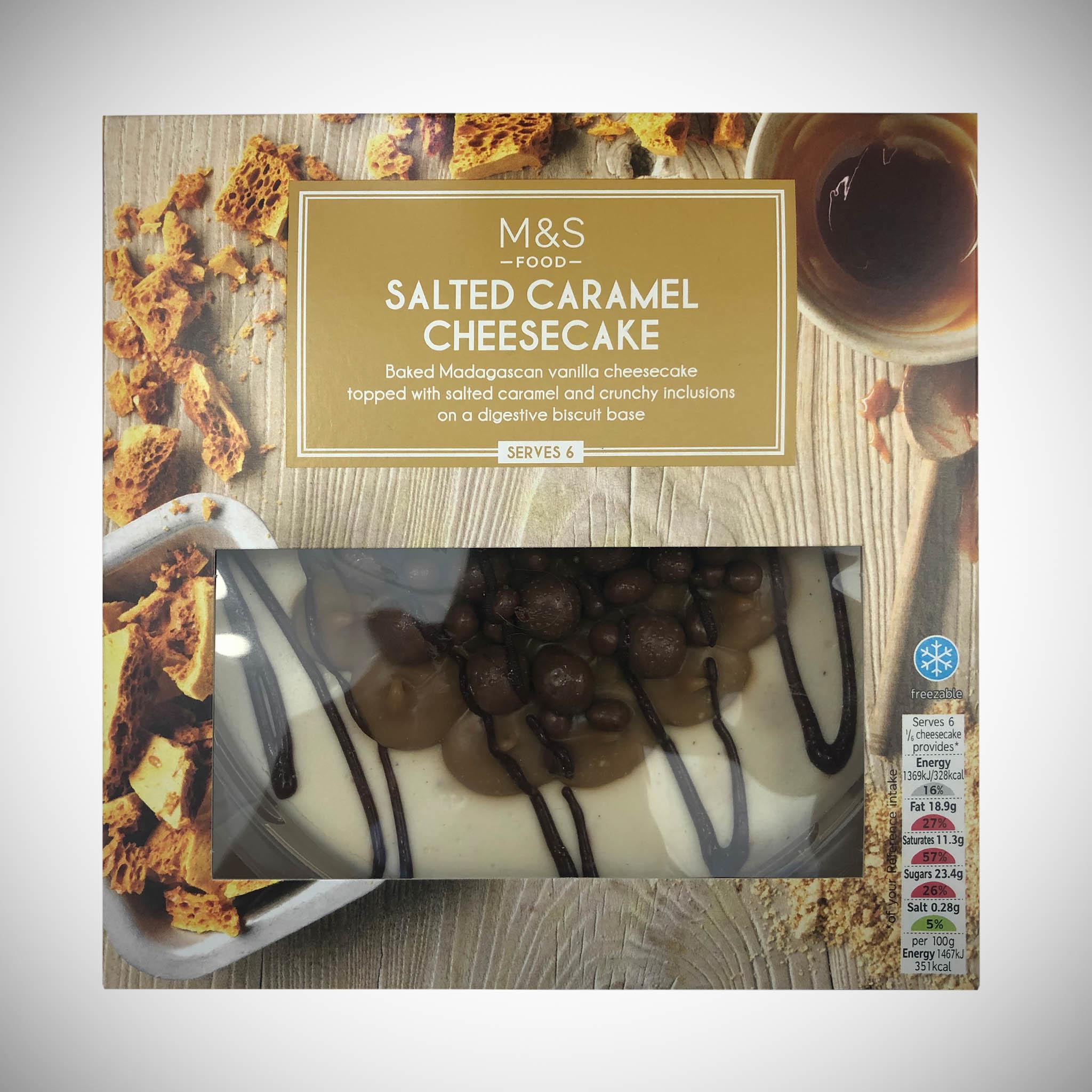 Topped Salted Caramel Cheesecake 560g