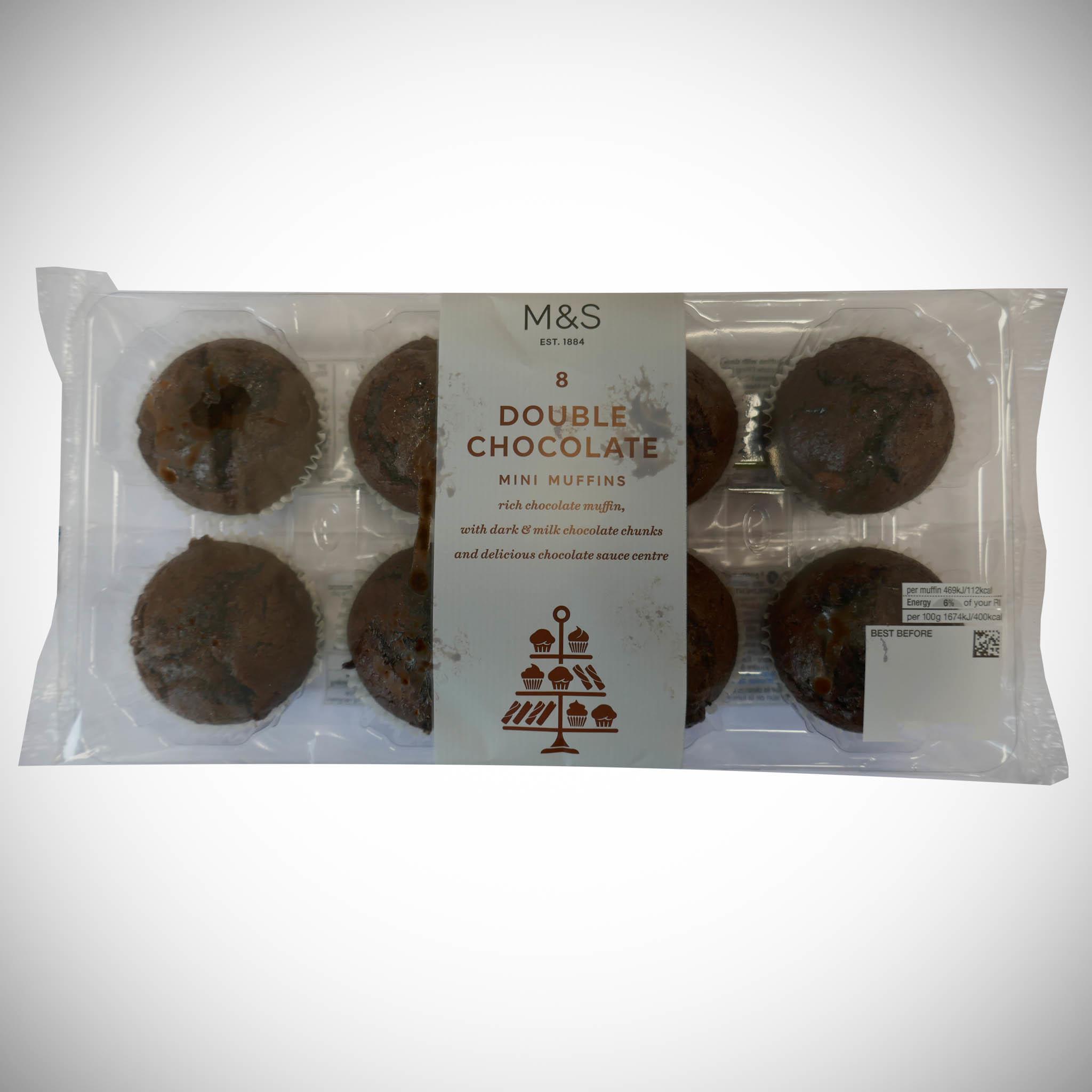 Double Chocolate Mini Muffins x 8