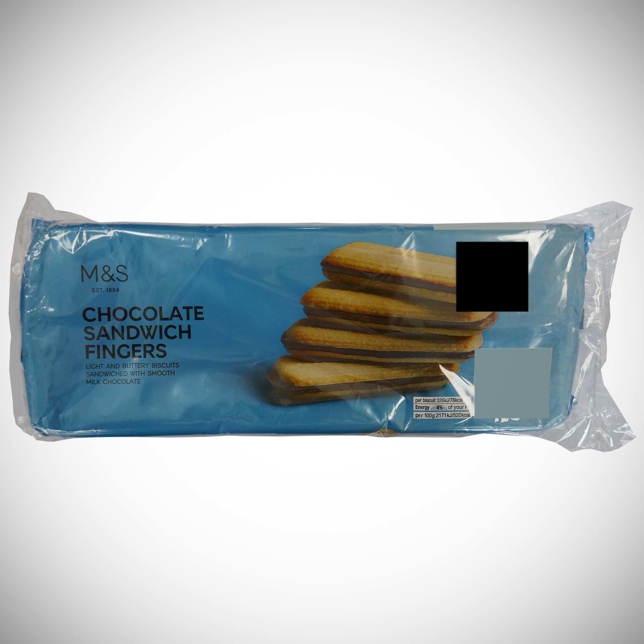 Chocolate Sandwich Fingers Banded Pack