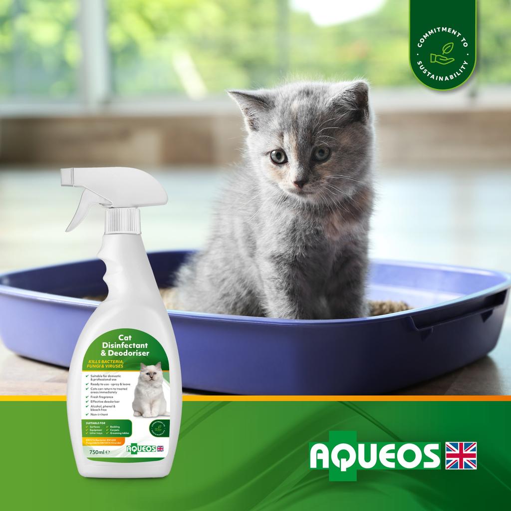 NEW Aqueos Disinfectant for Cats