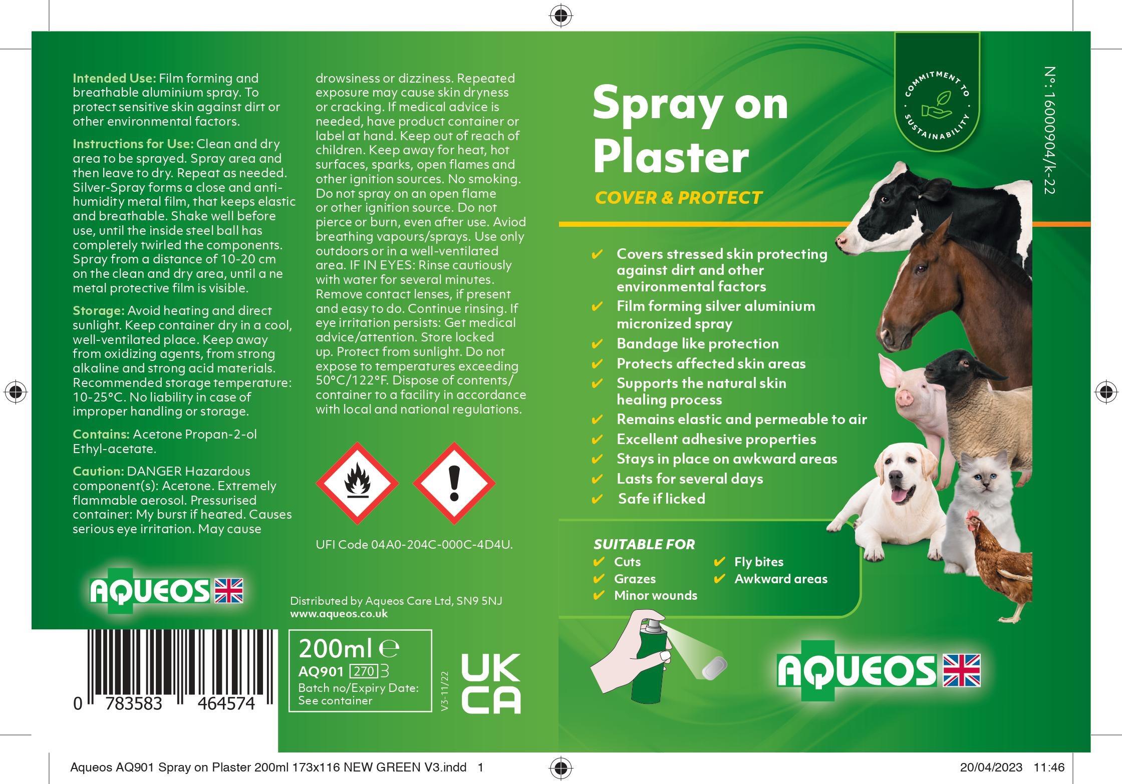 Spray on discount plaster for dogs