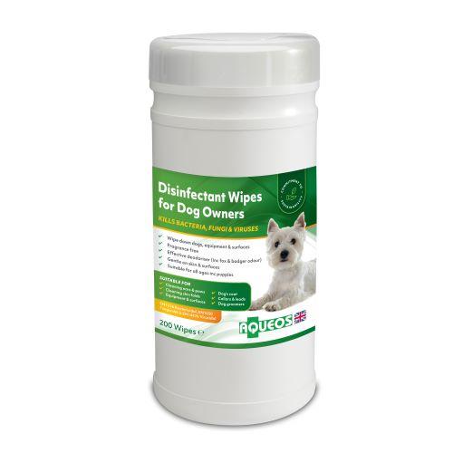 Disinfectant wipes for dogs