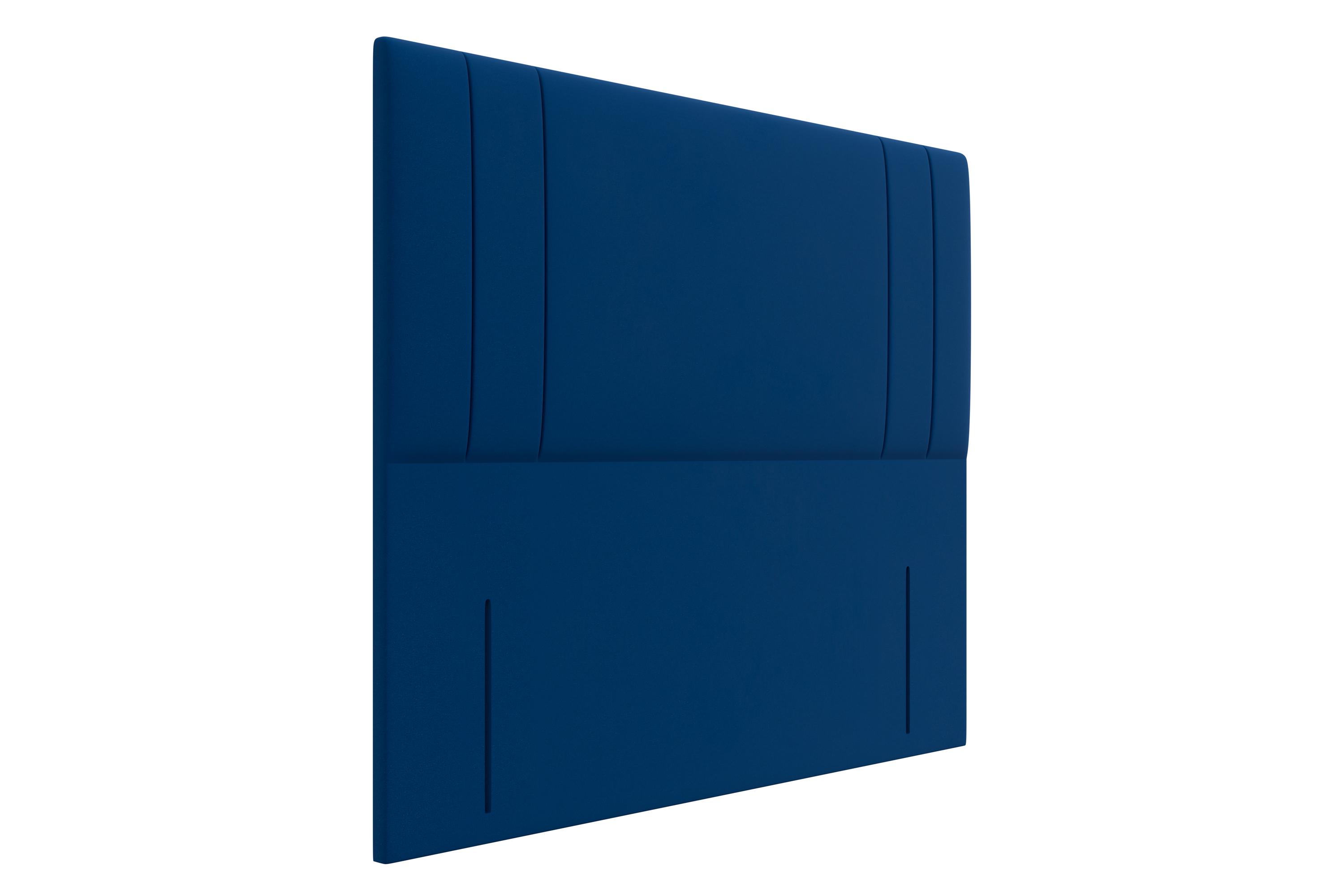 Norfolk full Headboard in plush marine