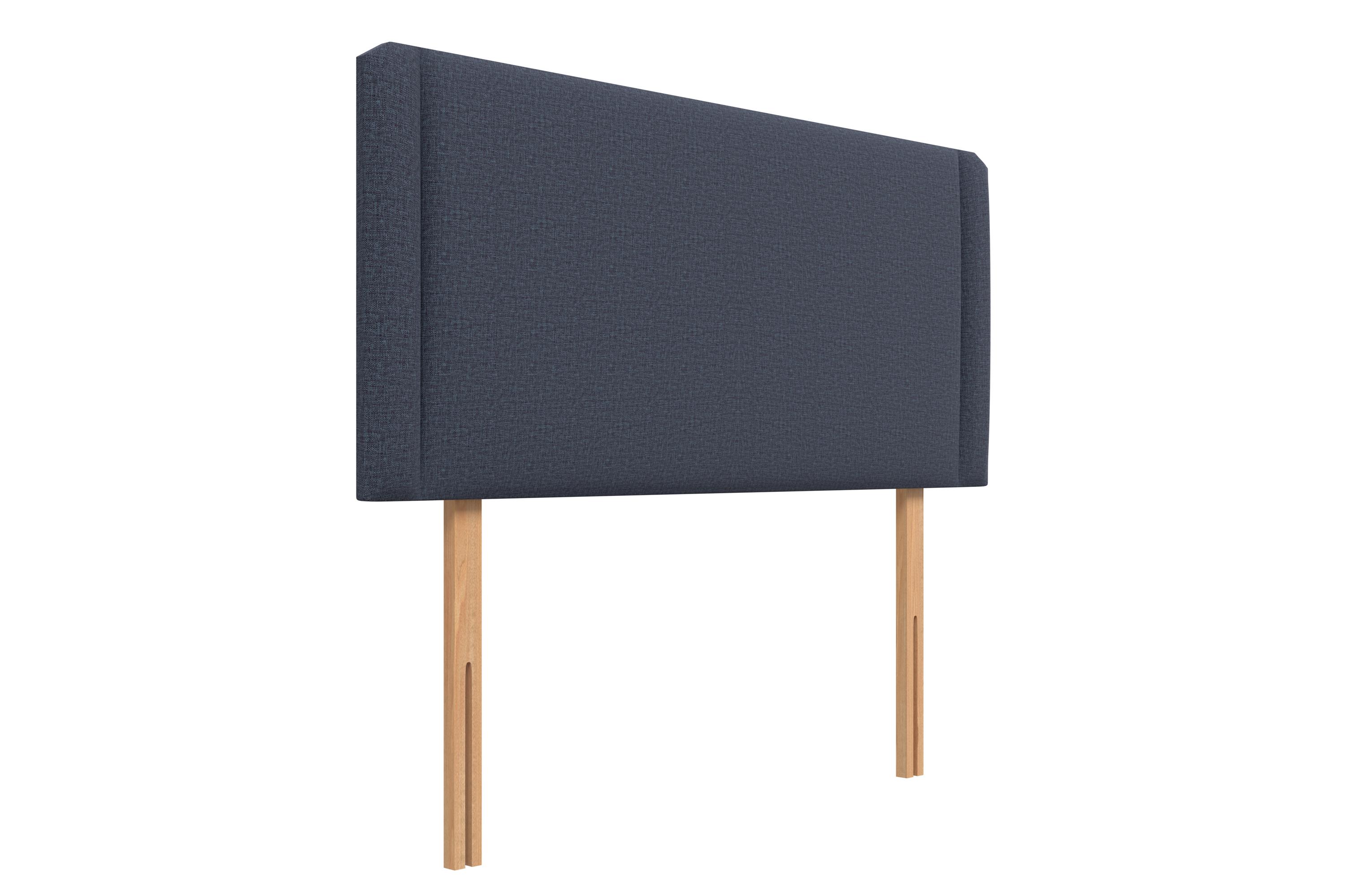 Buckingham half Headboard in sierra denim