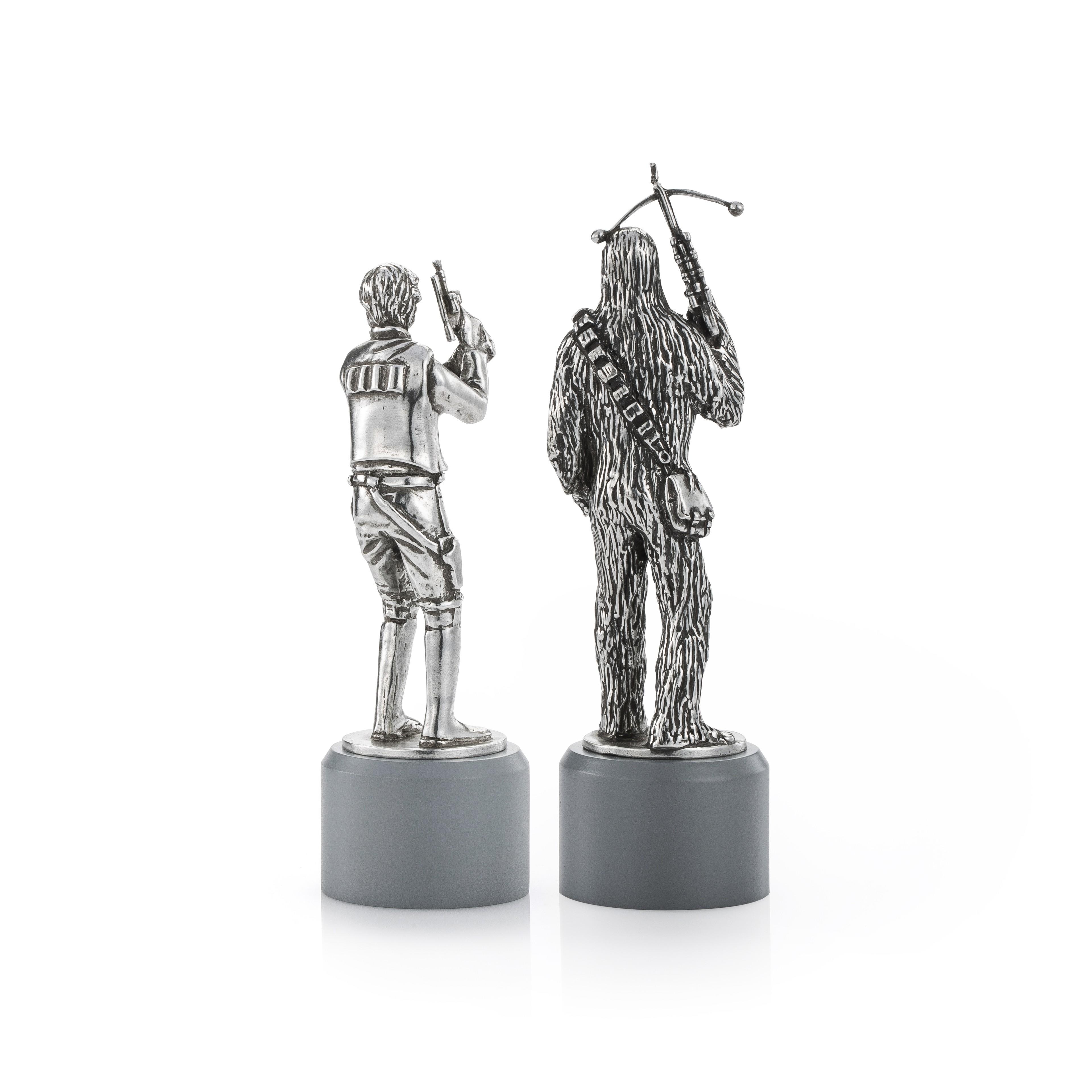 Han Solo & Chewbacca Bishop Chess Piece Pair