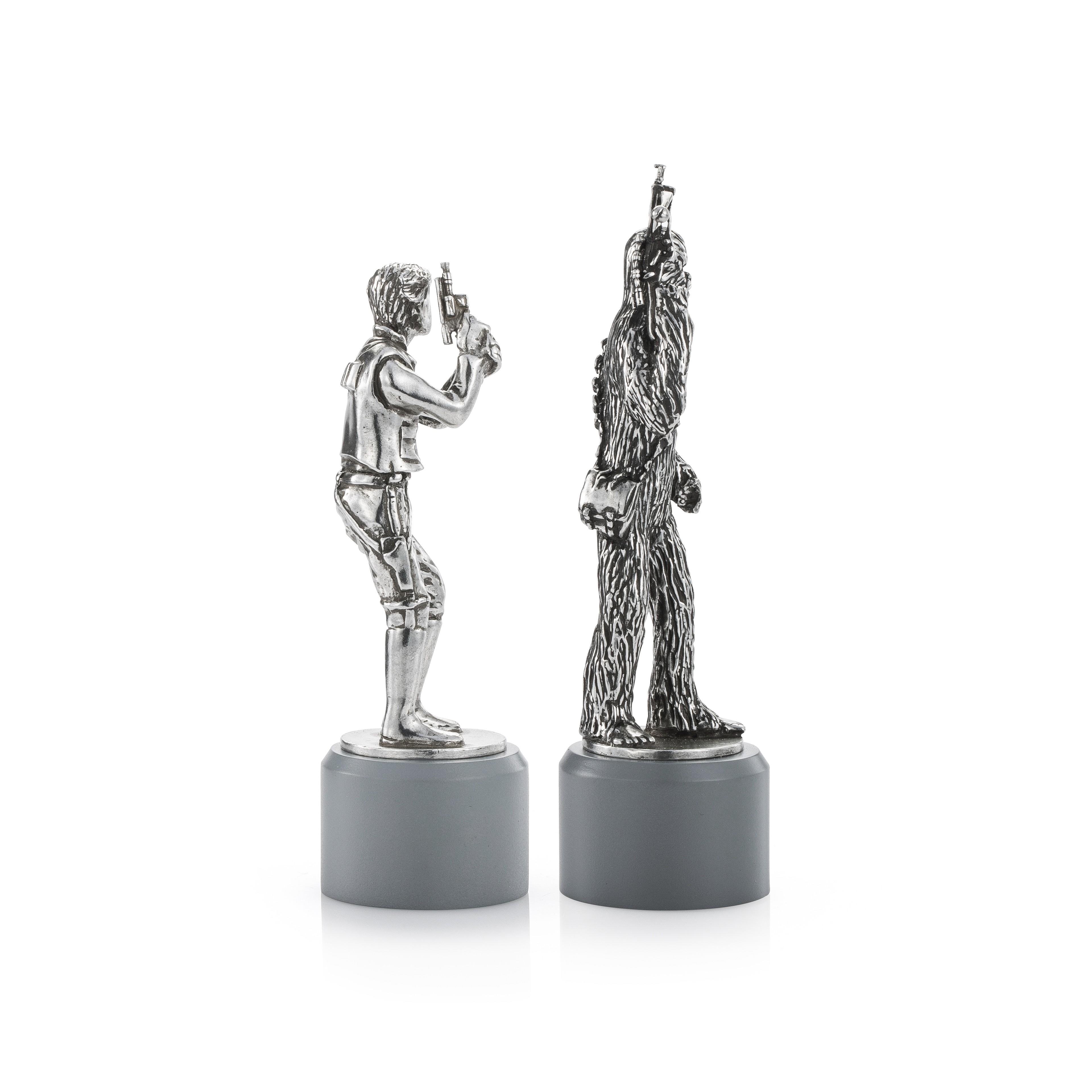 Han Solo & Chewbacca Bishop Chess Piece Pair