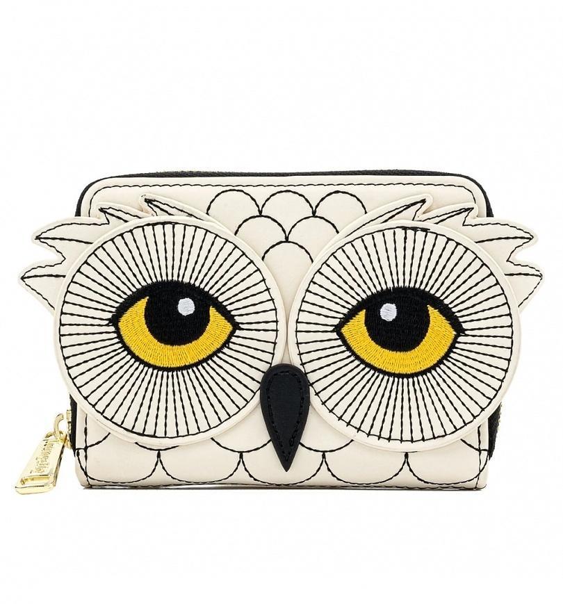 Harry Potter Hedwig Cosplay Faux Leather Zip Around Wallet