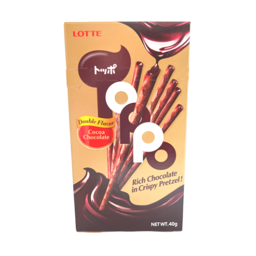 Lotte Toppo Cocoa Chocolate Biscuit Sticks
