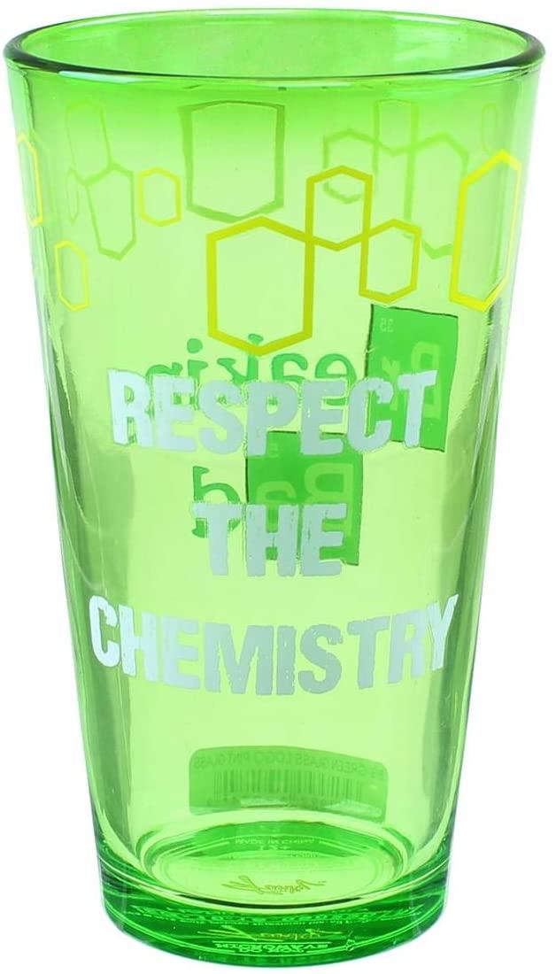 Breaking Bad Green Glass Logo Pint Glass