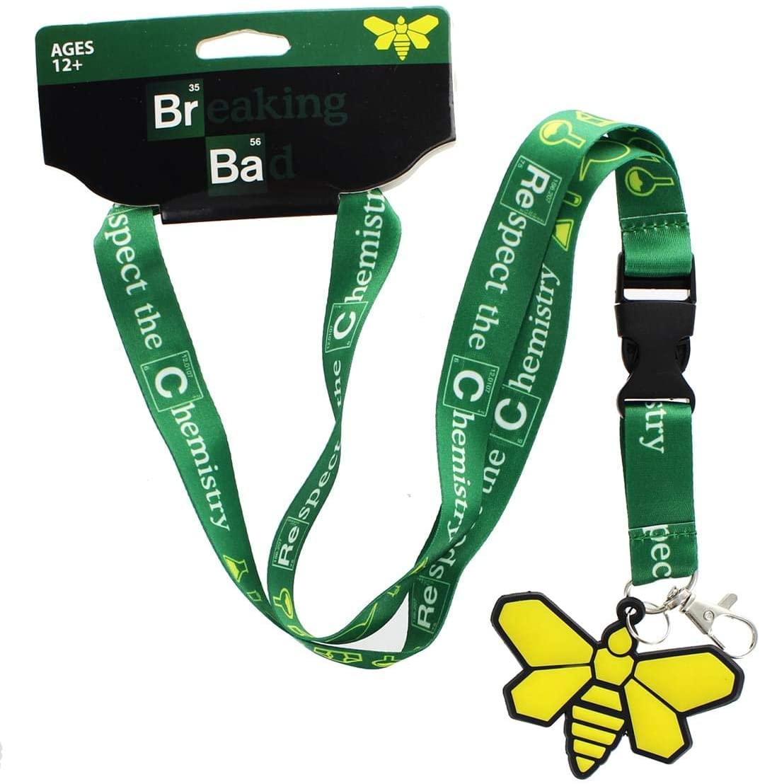 Breaking Bad Respect Lanyard with Yellow Moth Charm