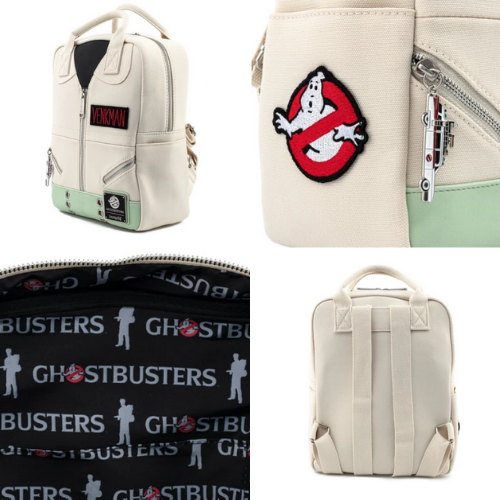 Loungefly Ghostbusters Venkman Cosplay Square Canvas Mini Backpack