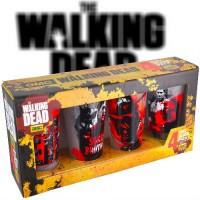 Walking Dead Characters Wht 4-Pack Pint Set