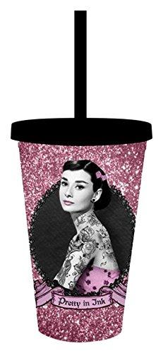 Radio Days Audrey Pretty In Pink Glitter Carnival Cup by Just Funky