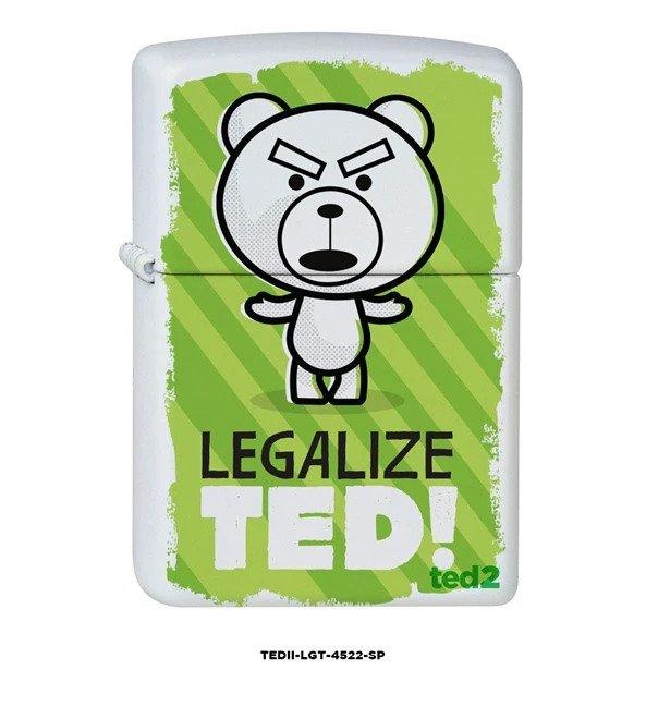 Ted 2 Legalize Ted Metal Lighter