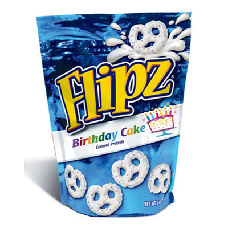 Birthday Cake Pretzel Flipz